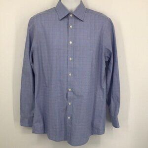 Charles Tyrwitt Men's Window Pane Dress Shirt SIze 16 Neck